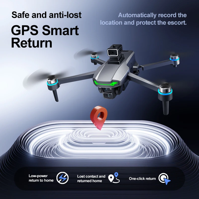 Drone Selfie Poche SG601 PRO MAX GPS 1080P Moteur Brushless 25min Vol