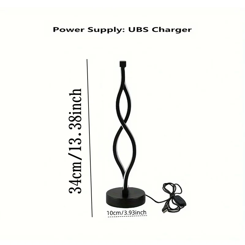 2 Color Adjustable Nordic Lamp Bedroom Bedside Lamp Minimalist Creative Personality Artistic Atmosphere Lamp for Bedroom