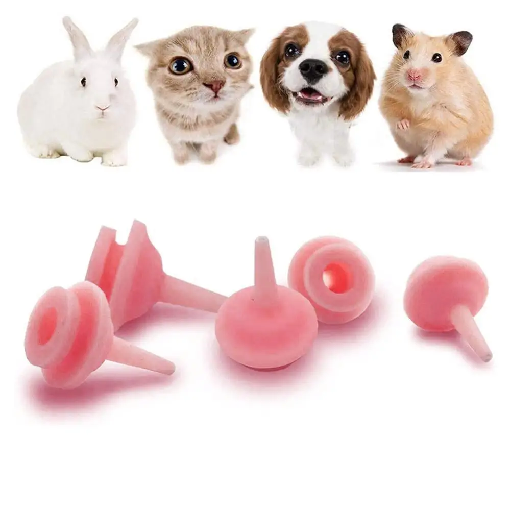 

1pcs Universal Pet Feeding Nipple Mini Cat Silicone Feeding Pacifier for Newborn Kittens Puppies Rabbits Small Animals