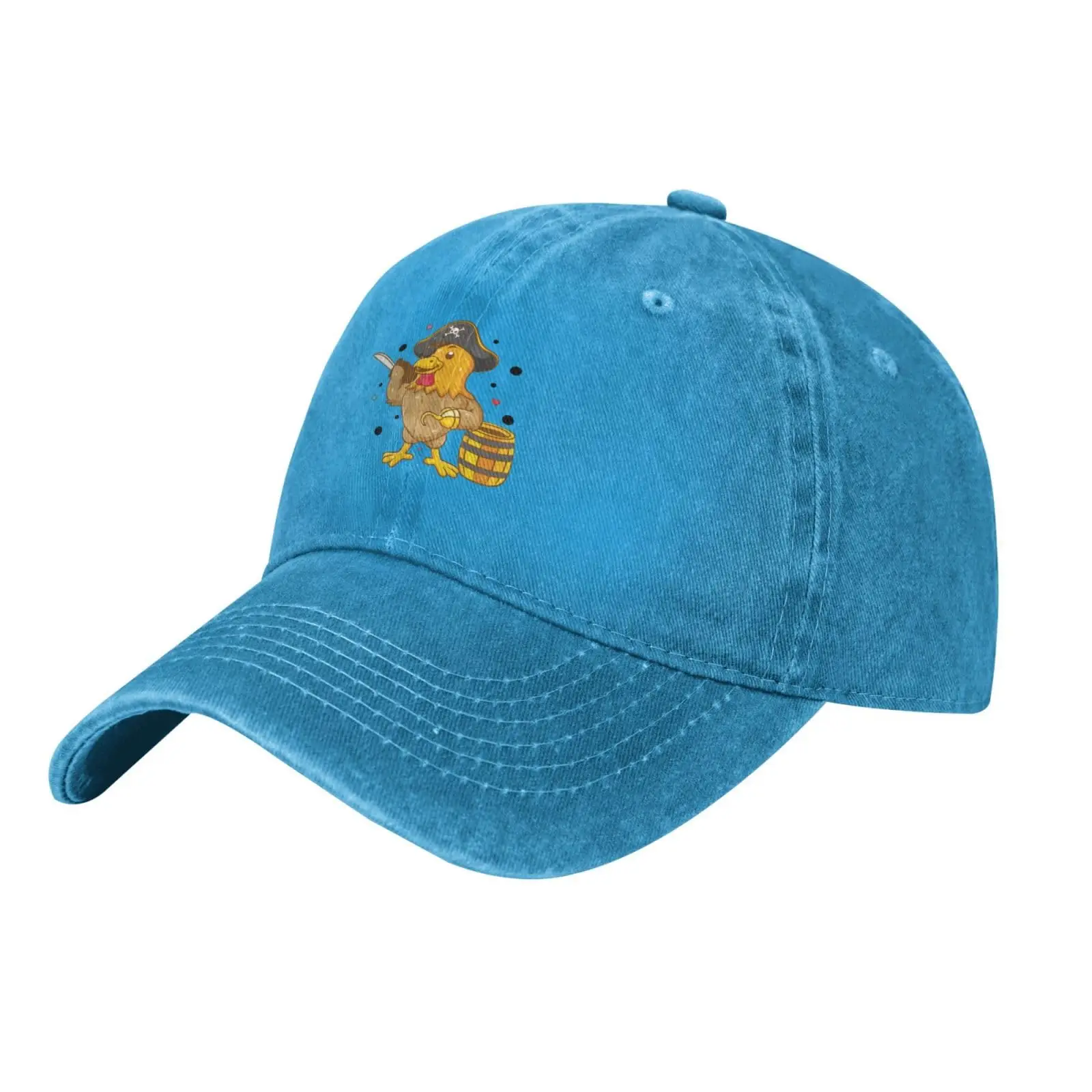 Cute Chicken Baseball Cap Women Men Hat Vintage Cowboy Hats Trucker Sun Hat Blue