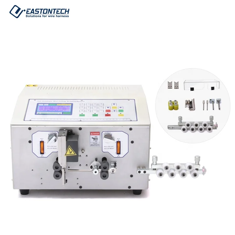 

EW-02A Free shipping Fully automatic 0.1-4.5sqmm cable wire cutting stripping machine