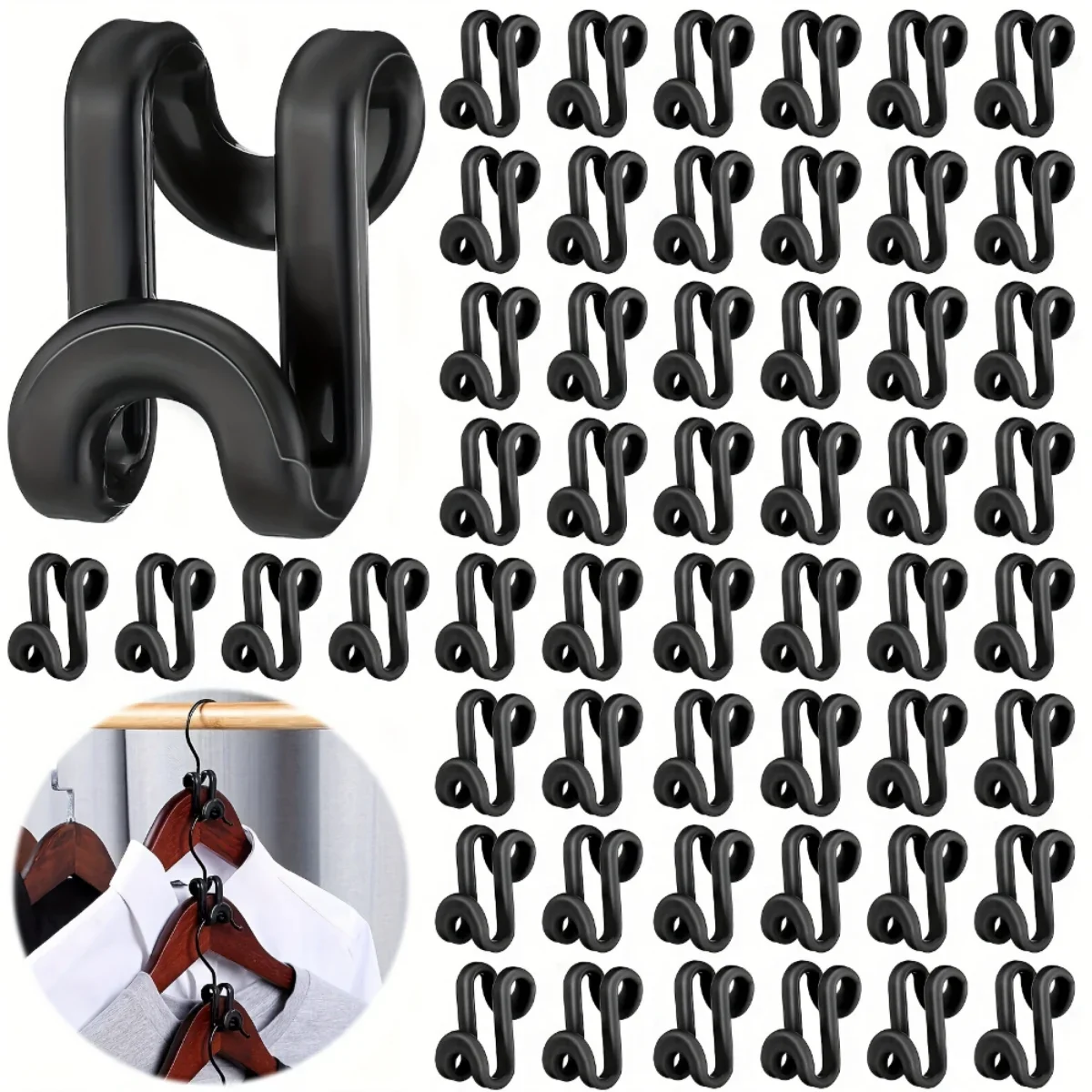 Wardrobe Hanger Hooks Organizer Connect Multifunction Cascading Plastic Bedroom Wardrobe Storage Space Saving Coat Hook clothes hanger storage hanger storage hanger hook coat organizer clothing storage