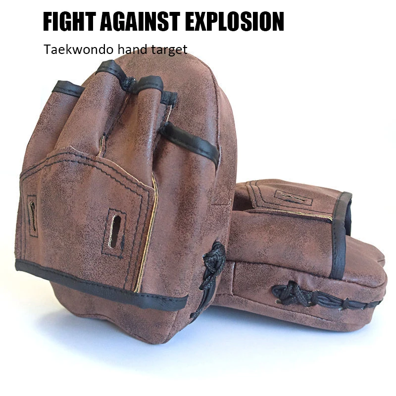 Curved Boxing Mitts Breathable Focus Punching Mitts Boxer Target Muay Boxing Pads Martial Arts MMA Karate Training Hand Pads