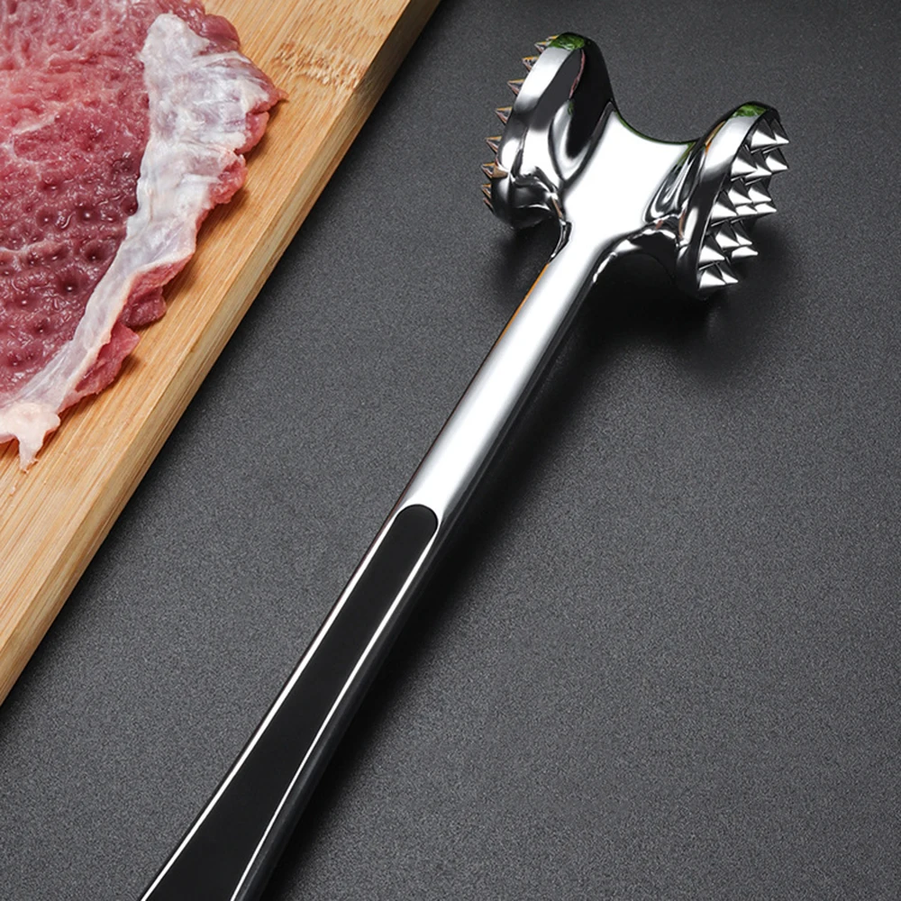  Meat Tenderizer 1 pcs - Aluminium Meat Mallet - Dual-Sided Meat  Tenderizer Tool Kitchen Meat Pounder Home Meat Hammer for Tenderizing Ice  Steak - Stainless Veal & Chicken Safe Meat Beater