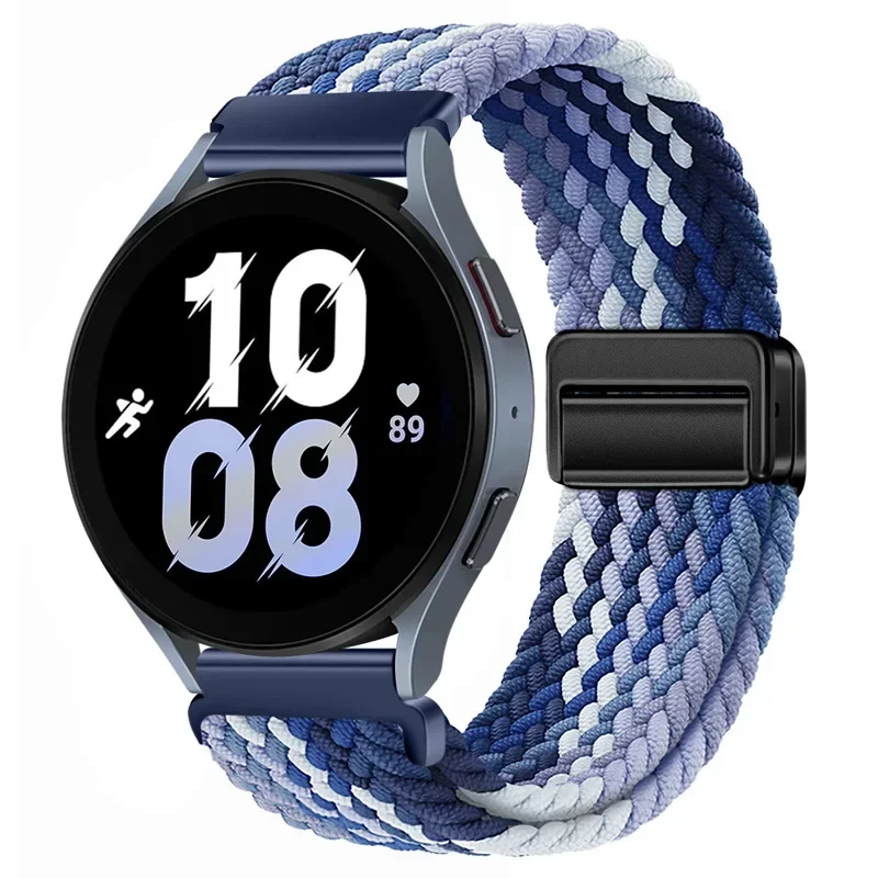 Braided Loop Nylon Magnetic Watch Strap - 20mm/22mm Band
