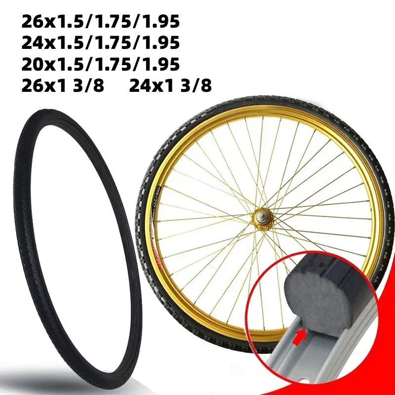 26 Inch How To Measure Bicycle Tire Bicycle Solid Tire 20/22/24/26