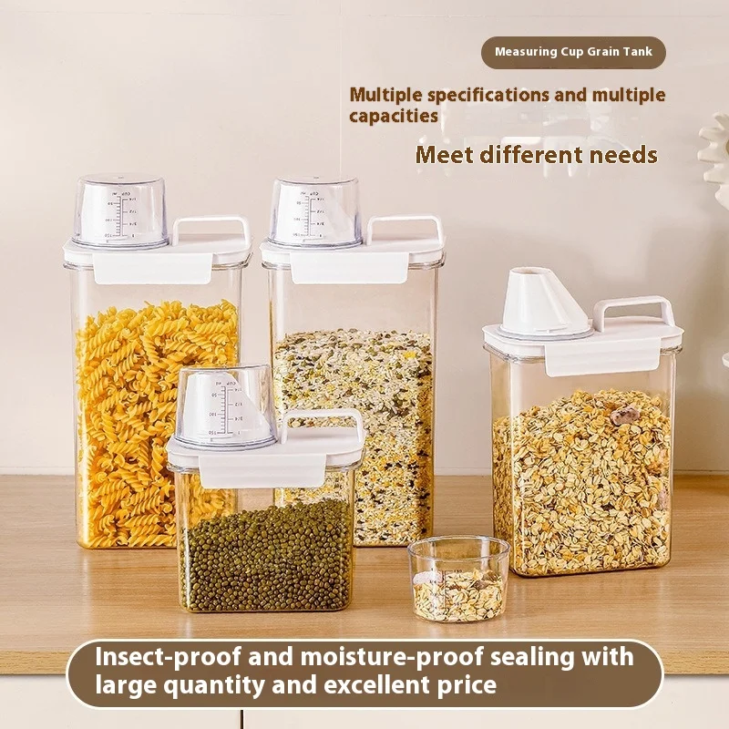 2300Ml Airtight Laundry Detergent Powder Storage Box Container with Lids Grain Storage Jar Bleach Container with Labels storage box storage jar laundry detergent storage box herb storage container honey storage container medicine storage container