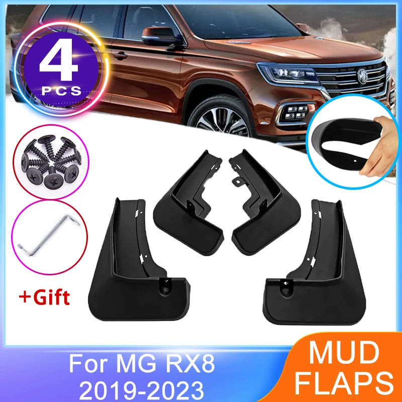 For Roewe MG RX8 IS21 20192023 Front Rear Mudguards Splash Guards