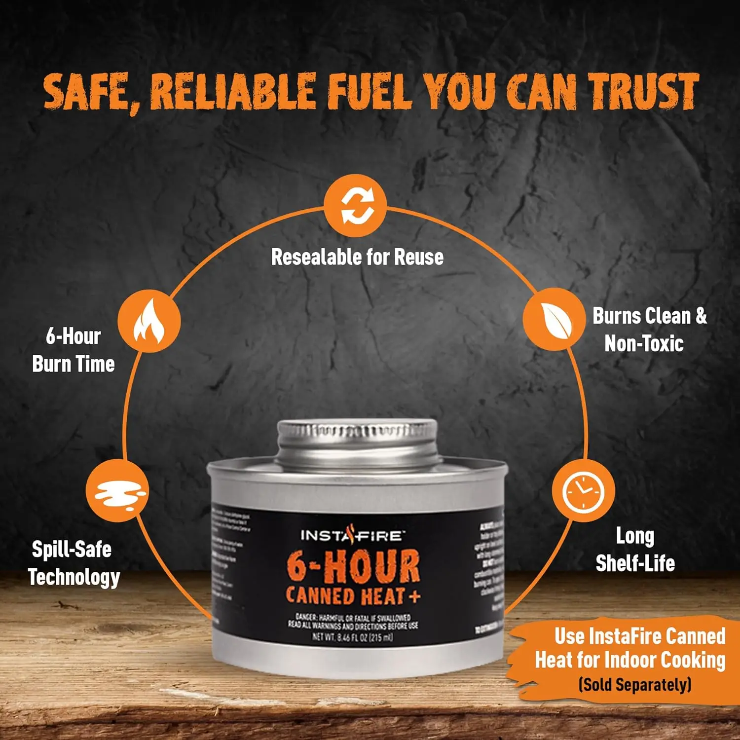 VESTA Self-Powered Camping Indoor/Outdoor Heater & Stove (Compact, Off-Grid, Emergency)