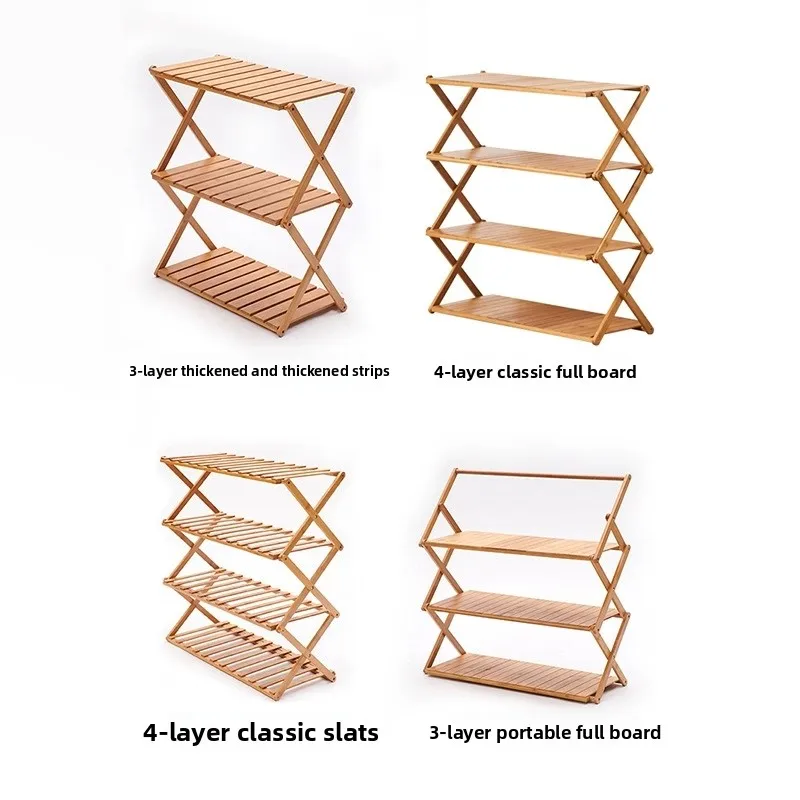 Table camping table edge rack portable multi-layer storage rack ...