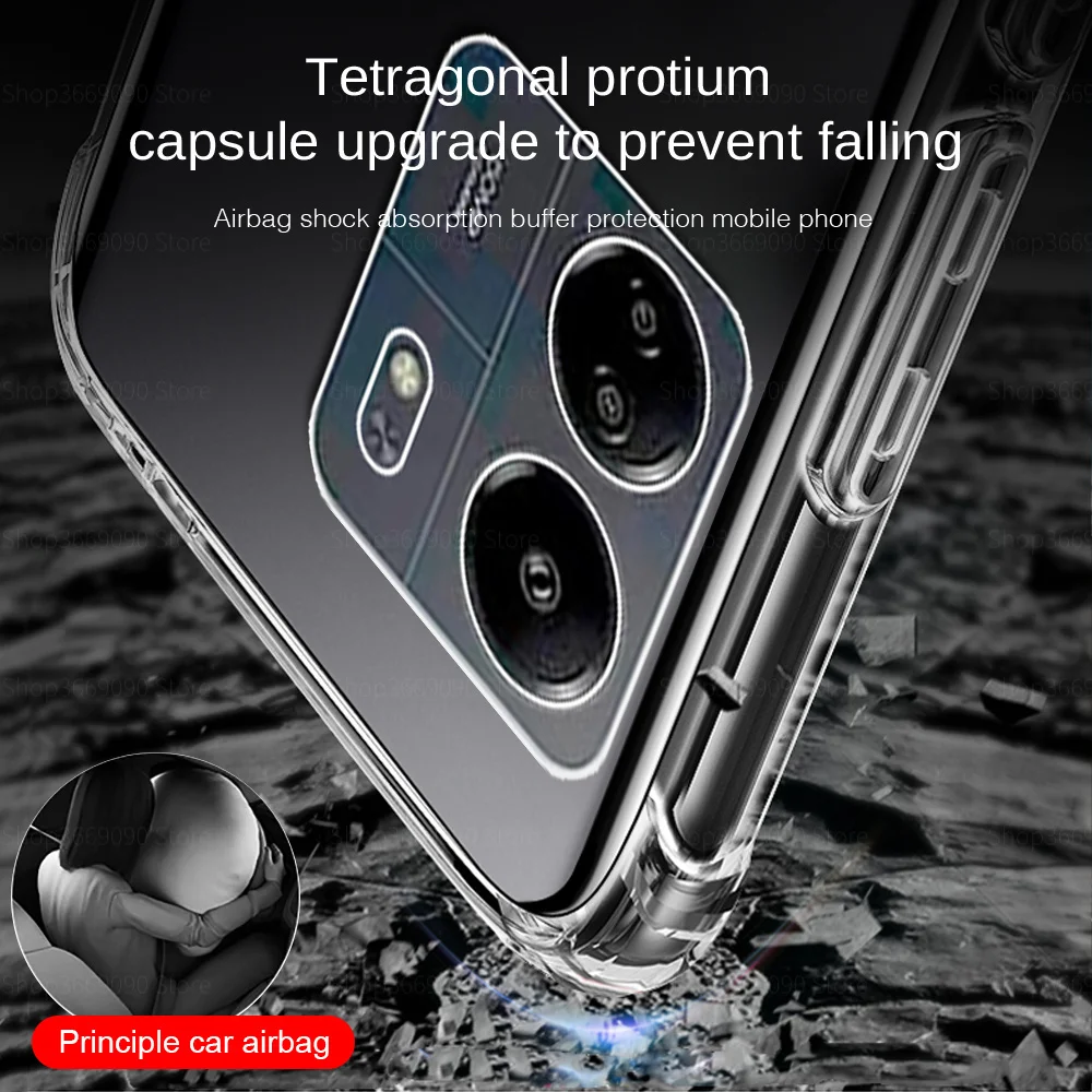 Clear Shockproof Soft Silicone Phone Cover - Premium Back Shell Case