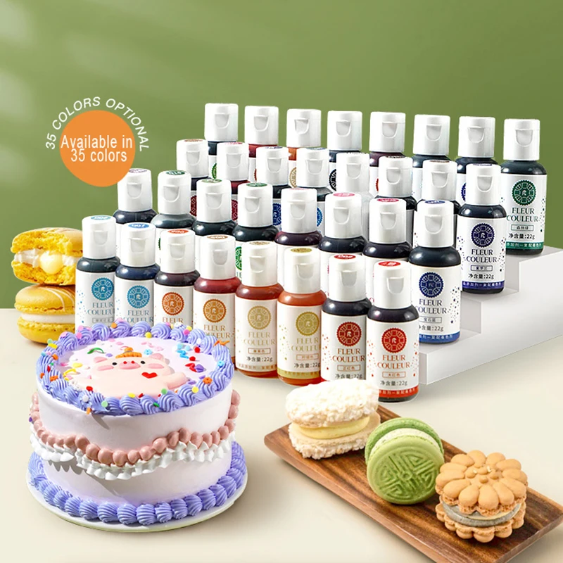 

Special Baking Pigment Edible Fondant Cookies Macaron Fudge Cake Cream Multicolor Optional Color Decoration Kitchen Accessories