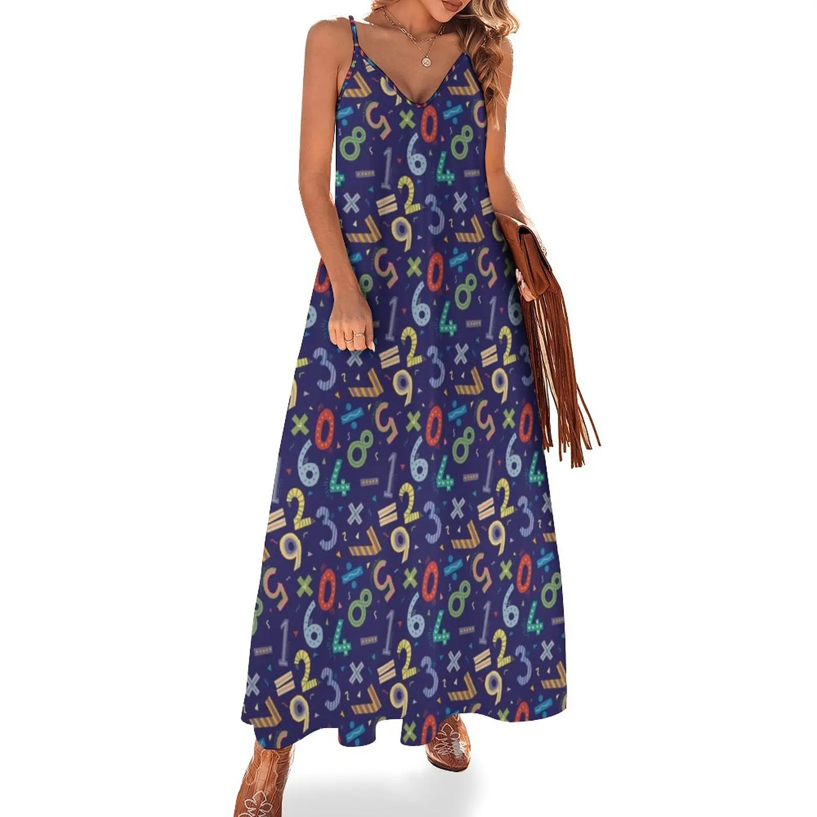

Numbers Sleeveless Dress women's summer clothing 2024 prom dress 2024 women's summer dress 2024