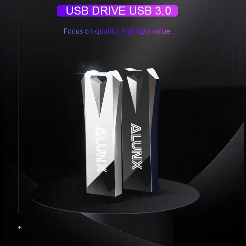 ALUNX USB 3.0 Flash Drive 64Gb 32Gb 4Gb 128Gb 8Gb 16 Gb Metal Usb Stick usb flash drive,flash drive