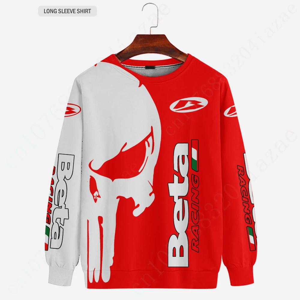 

Beta T Shirt For Men Women Harajuku O Neck Long Sleeve Unisex Clothing 3D Sweatshirt Casual Oversized T-shirt Anime T-shirts