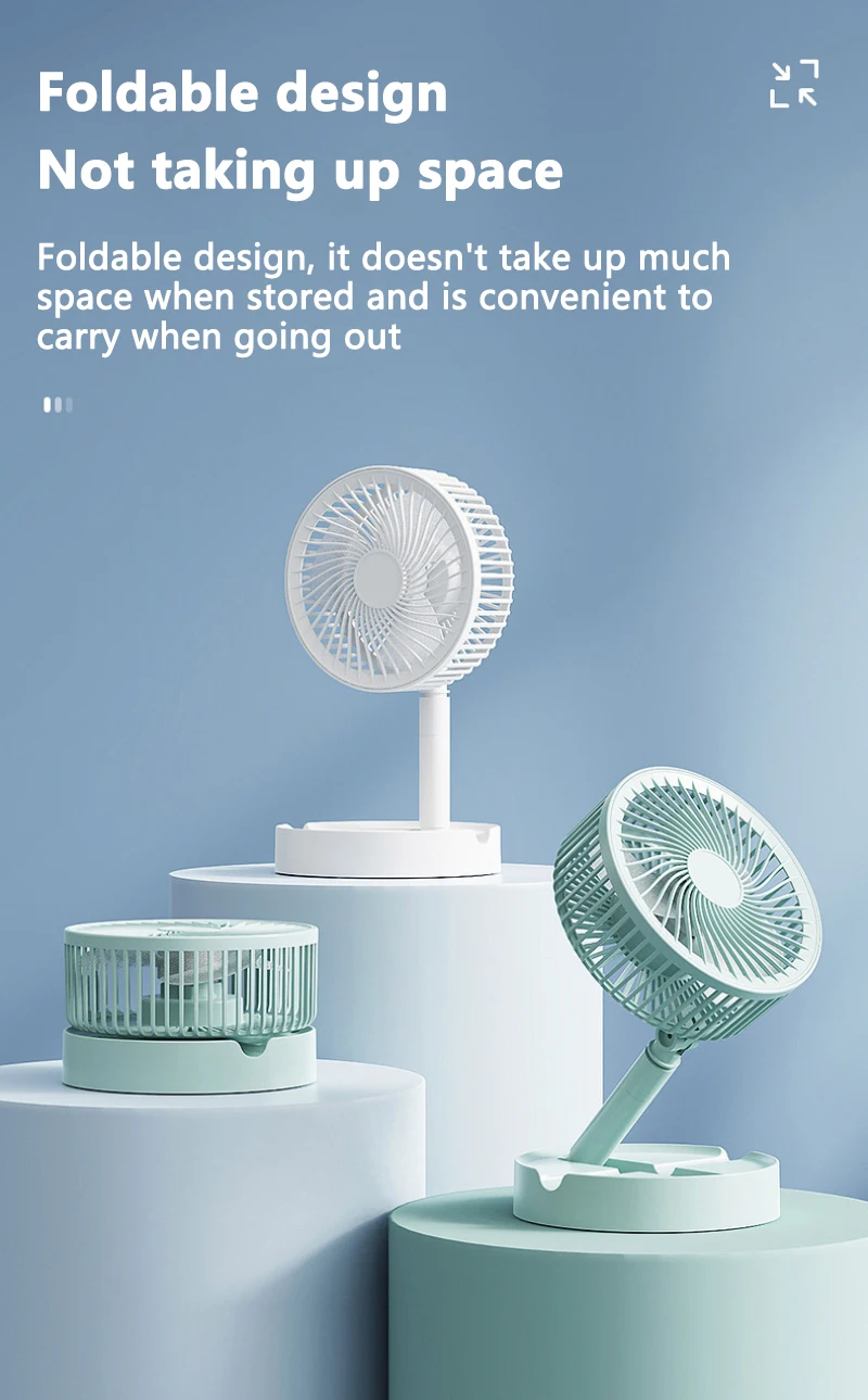 Tischventilator mit mehreren Winkeln