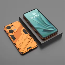 Shockproof Armor Silicone Protective Back Cover for OnePlus Nord 2 5G (Orange)