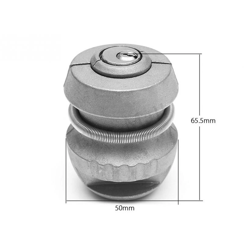 아연 합금 후크 잠금 볼 커플링, 도난 방지 장치, 트레일러 액세서리, 캐러밴 잠금 볼트, 50mm, 1 트레일러