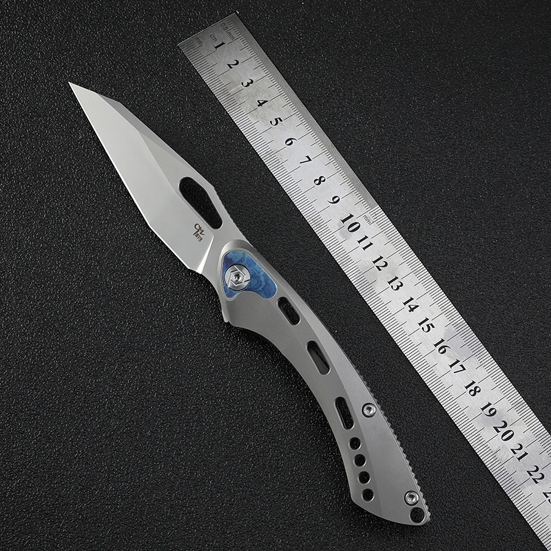 

CH MARSHAL High-end Folding Knife Titanium Handle S35VN Steel Multitool Tool Camping Hunting Outdoor Cutter EDC Hand Tools
