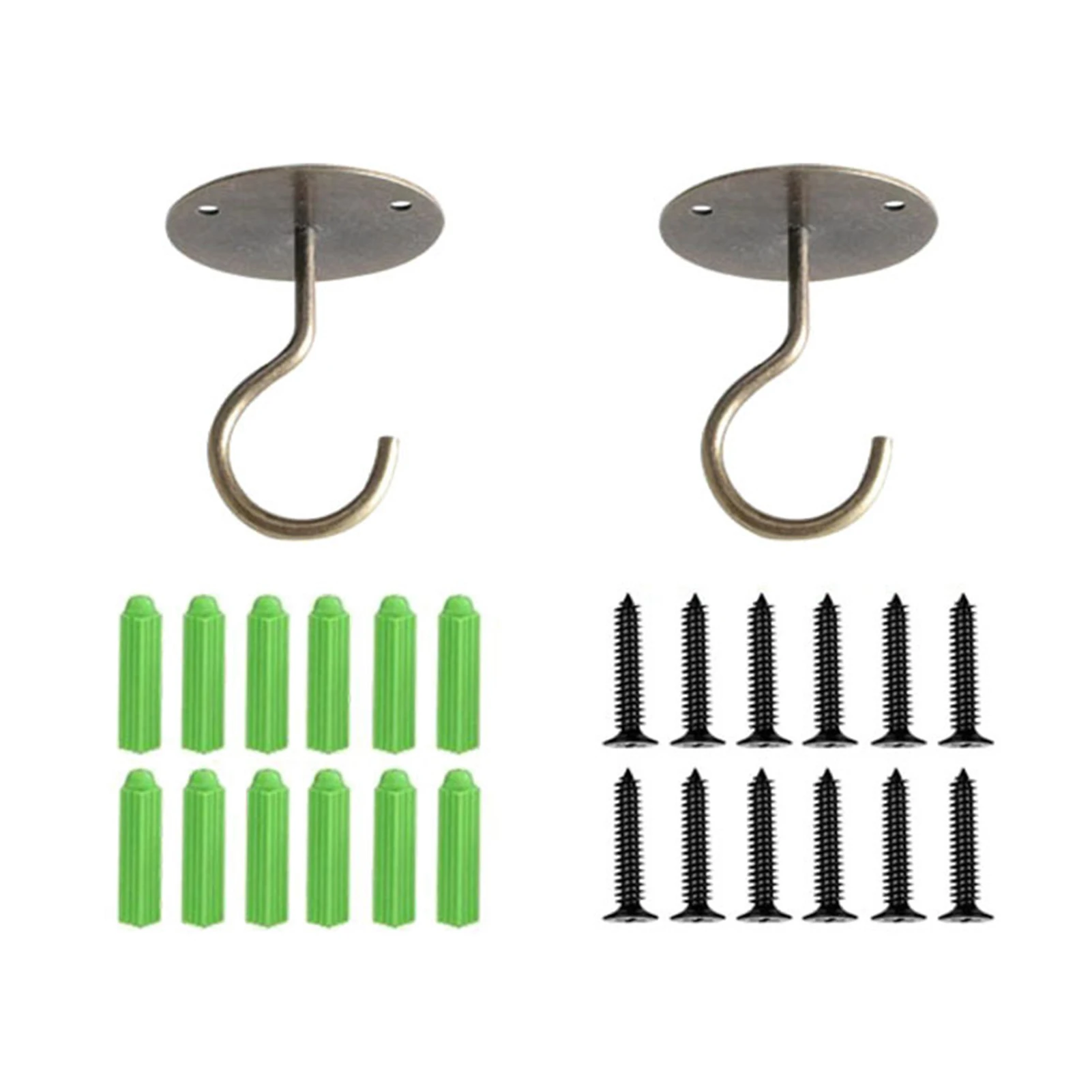 Screw-in Wall Holder Hooks Wall Ceiling Planter Hanging Hook for  Lanterns Wind Chimes Planters