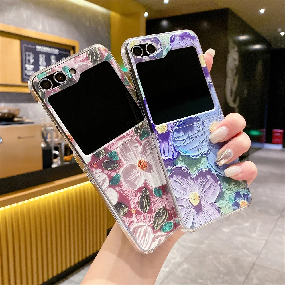 Luxury Oil Painting Floral Bracelet Phone Case - Fashion Cover