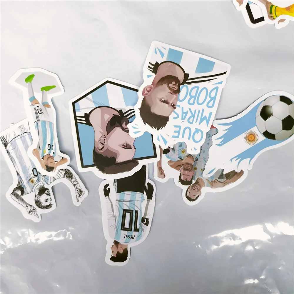 Fan Club Bar Bedroom Living Room Decoration Office Home Self Adhesive Wall Stickers Messi Event Highlights Stickers No Repeat