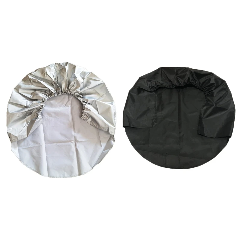 Car Spare Tire Protective Cover Waterproof Dustproof Wheel Bag 4 Pack Universal