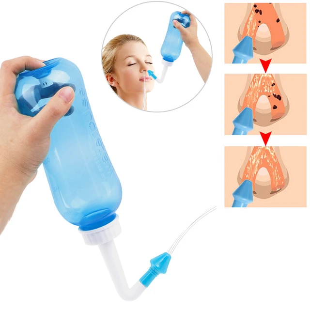 500ML Neti Pot adultes enfants nez protecteur lavage nettoyant