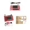 DSO138 Digital Oscilloscope DIY LCD Clear Acrylic Case Electronic Set Red 1