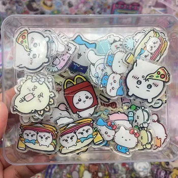 Alternative view of 2cm Chiikawa Kawaii Acrylic Sheet DIY Keychain Refrigerator Magnet Brooch PP Clip