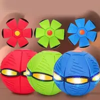 Bouncy Ball Magic Flying Saucer Ball Educational Pet Children's Toy Indoor And Outdoor Decompression Deformation Sports Ball 6
