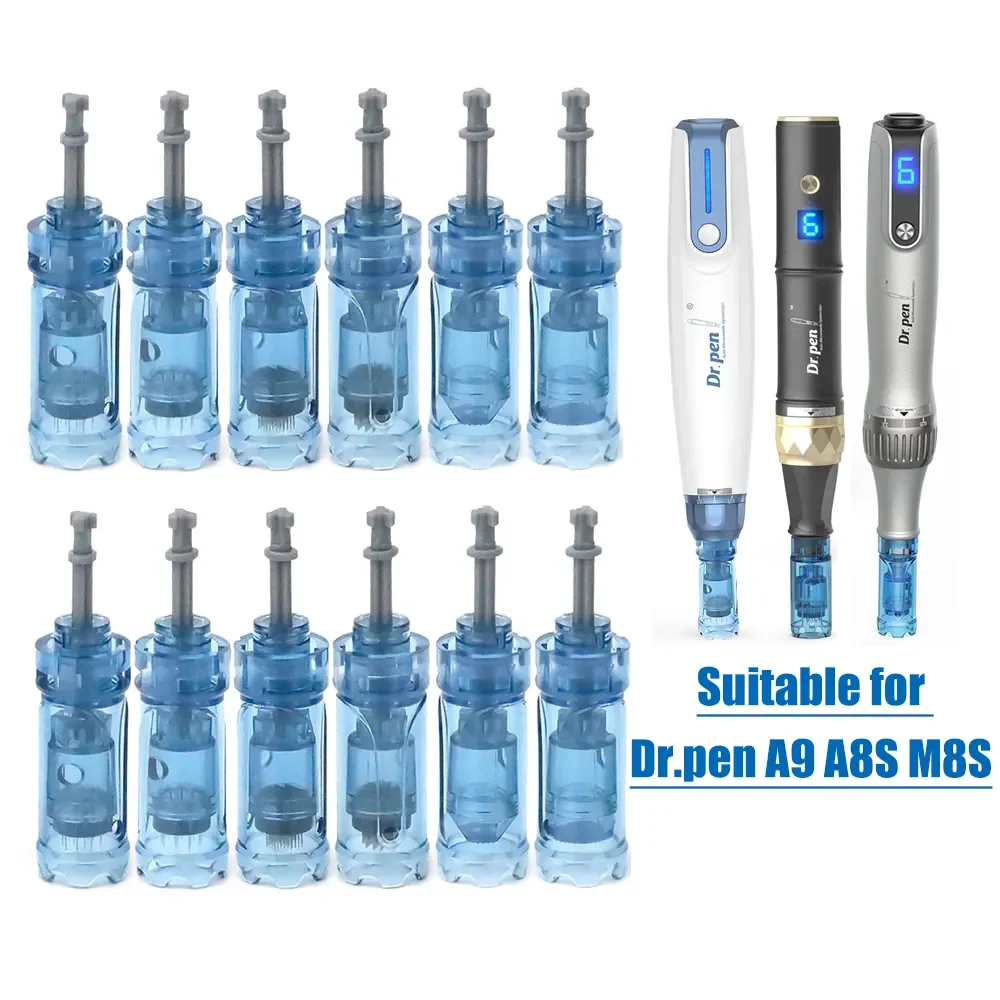 Dr. Pen M8S A8S A9 Cartridge 12/18/24/36/42pin 3D Nano Anti-Back Flow Design Bayonet Cartridge for Drema Pen M8S A8S A9