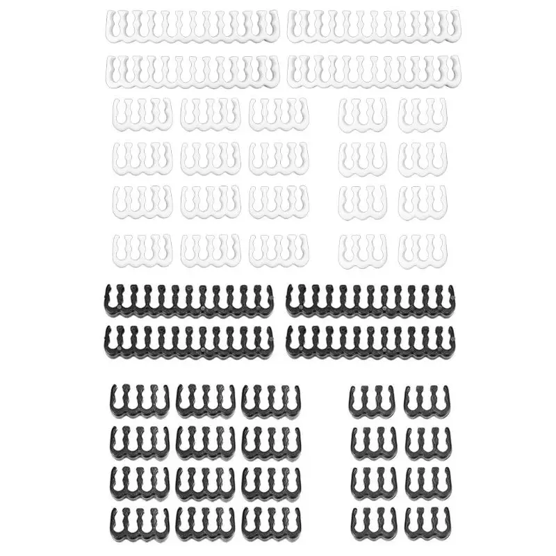 

24 Pieces Set Cable Management Comb Cable Organizers Manager Wire Comb for 3.4mm