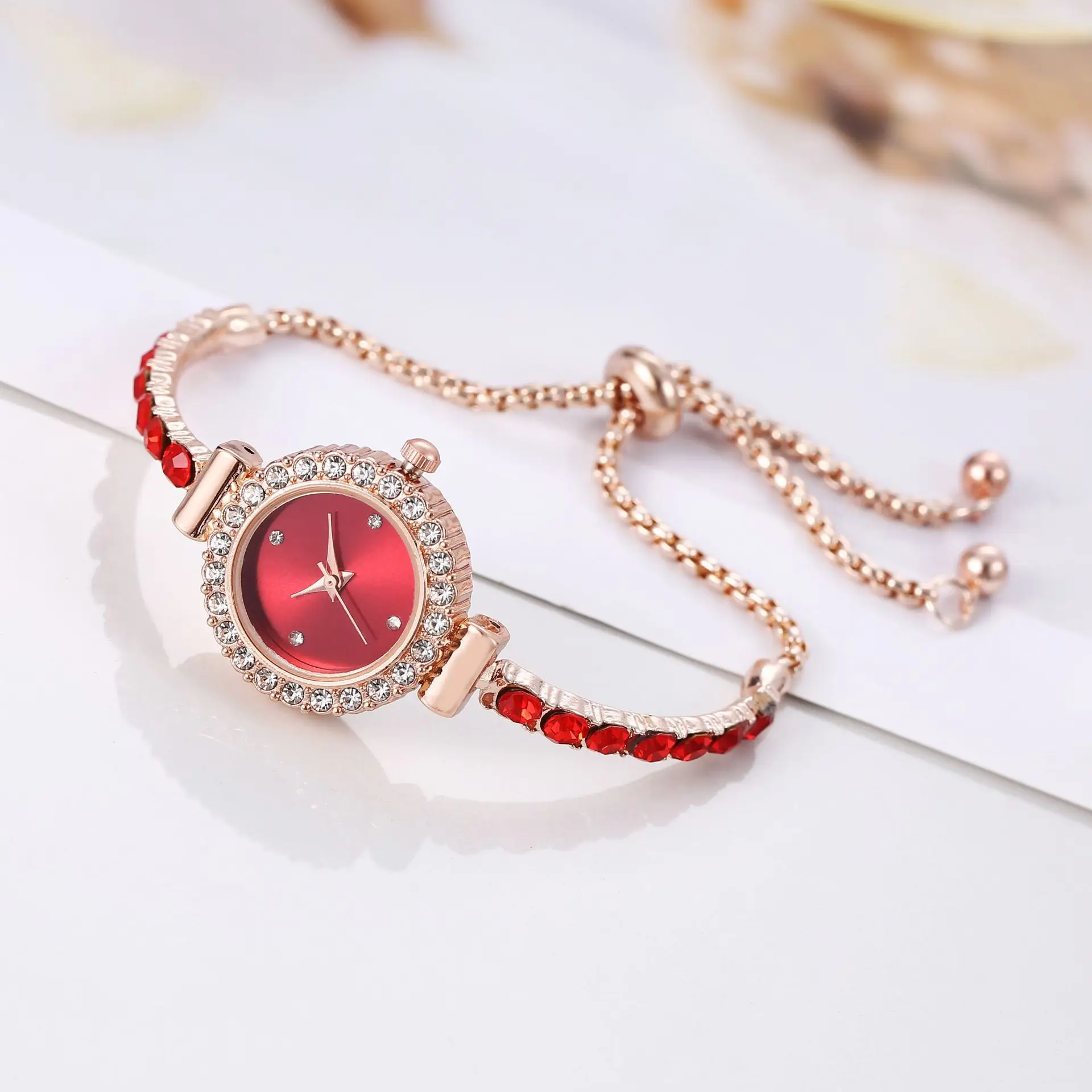 Women's Fashion Exquisite Bracelet Analog Quartz Watch（Without Box） 2