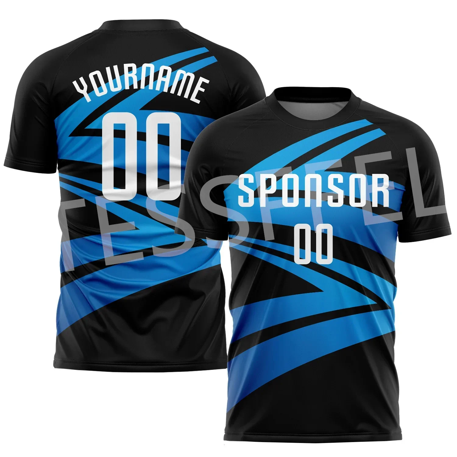 Custom Name Football Team Suits Soccer Sports Jersey Retro