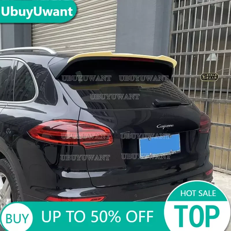

Задний спойлер на крышу из АБС-материала, крылья для Porsche Cayenne 958 92A MK2 SUV GTS 2015-2017, автомобильный Стайлинг из АБС-пластика, задний спойлер