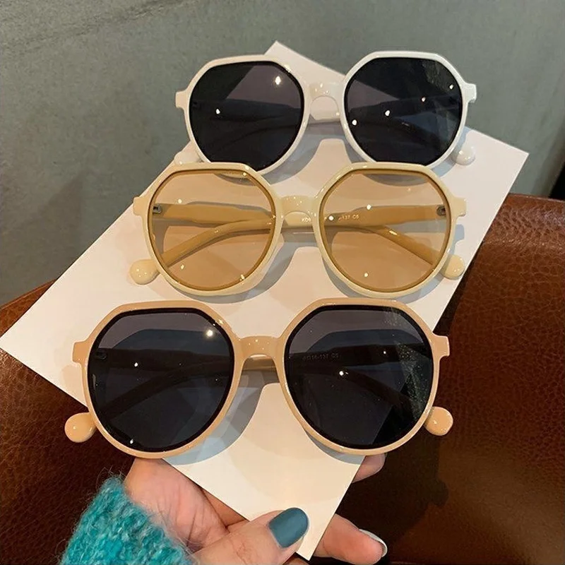 Sunglasses Round Frame Big Frame All-match