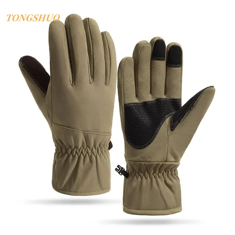 

Winter Tactics Ski Gloves Camouflage Hunting Warm Non-Slip Fishing Waterproof Touch Screen luvas Camping Cycling Sport Gloves