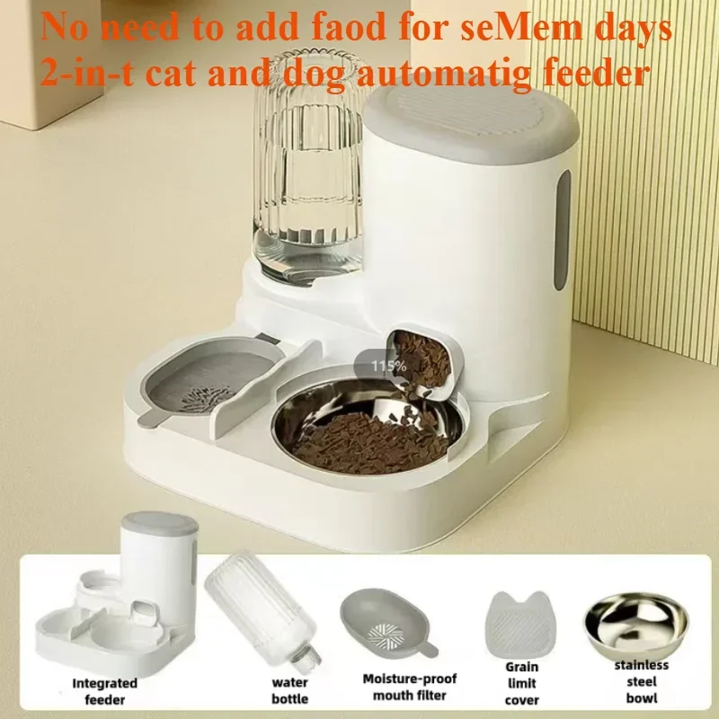 Automatic Cat Dog Feeder and Water Dispenser