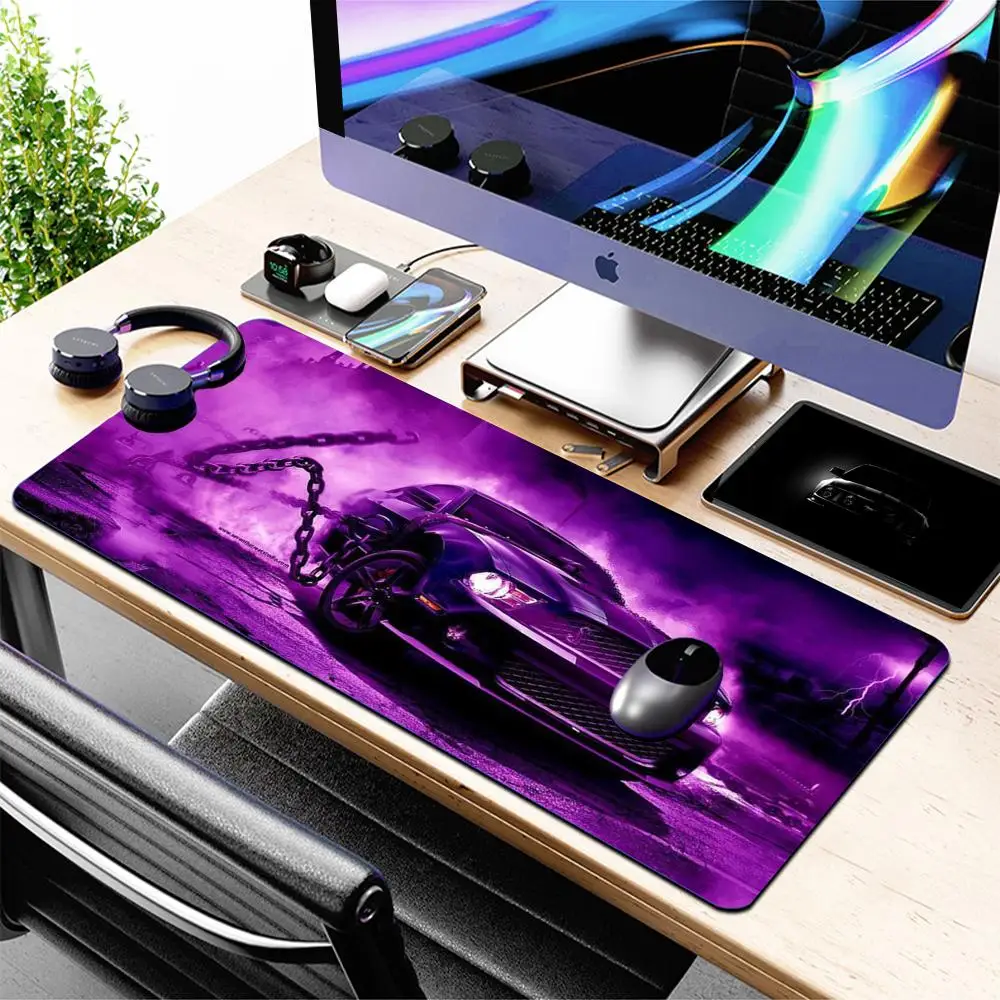 Mustang Shelby Cobra Mouse Pad Large Anime Desk Mat Luxury Desktop Cartoon Gaming Gamer Keyboard Office Computer Soft Cushion