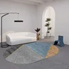 Creative Oval Carpet Living Room Decoration Carpets High Quality Rugs for Bedroom Home Decor Mat Lounge Rug Non-slip Porch Mats 4