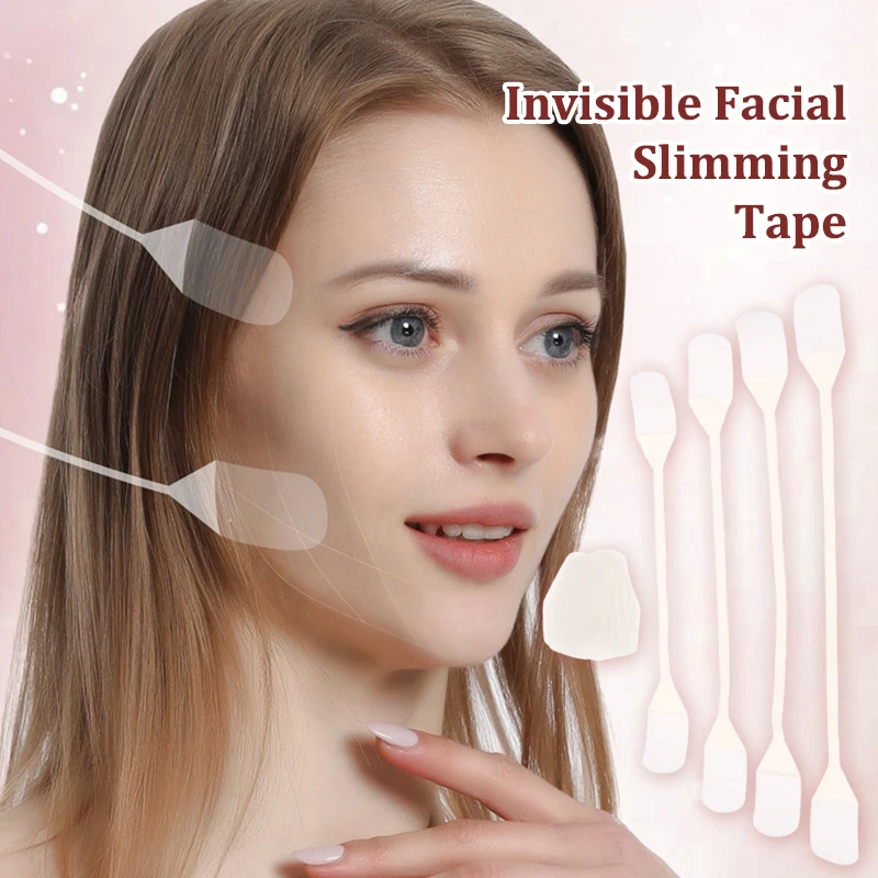 Instant Facial Lifting Sticker Invisible V Face Mask Fox Eyees Chin Line Skin Care Tools Pull String Patch Tight Shaping Paste