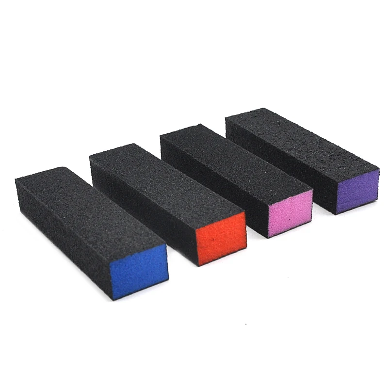 5 Pcs/Lot Black Sanding Buffer Block Durable Sponge Nail File Acrylic Block Polish Grind Files Pedicure Manicure Nail Art Tools