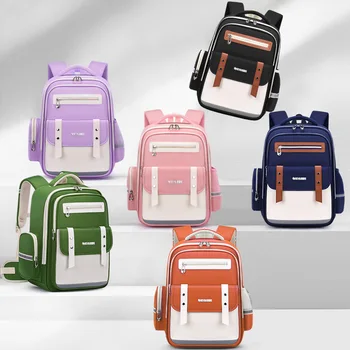 Zaino leggero per bambini Zaino traspirante di grande capacità per bambini Borsa da scuola a doppia spalla 3D per bambini Borsa da esterno per ragazzi e ragazze