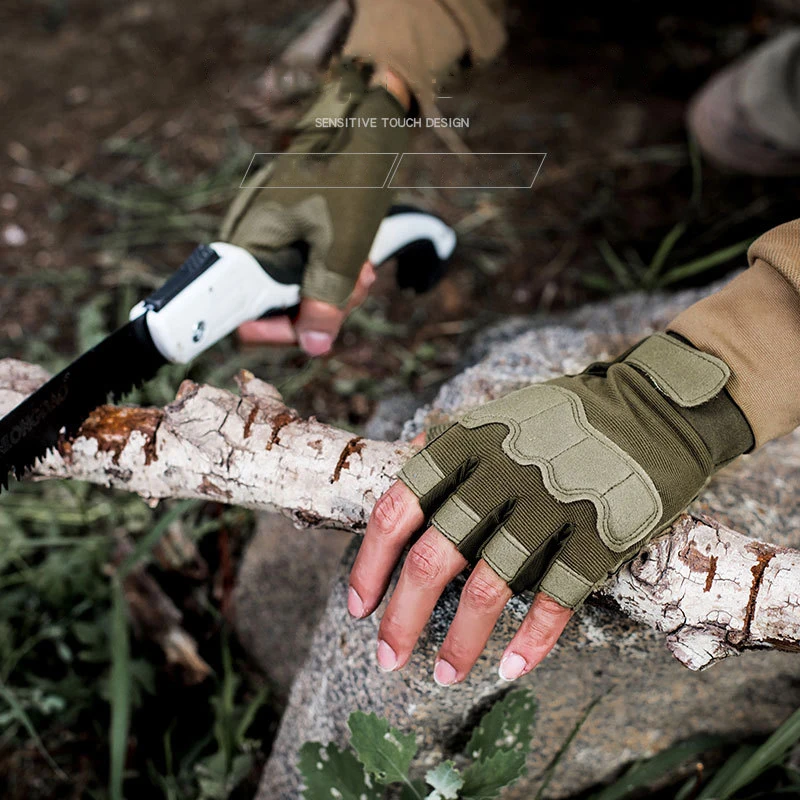 Cycling Tactical Gloves Men Women Mountaineering Training Grapple Sports Fitness Non-slip Shooting Half-Finger Field Gloves fingerless gloves,fitness gloves,bicycle gloves,shooting gloves