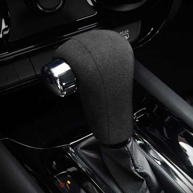 

CJMOCJ Alcantara for Honda XRV Vezel Car Gear Shift Knob Cover Handbrake Interior Protective Case