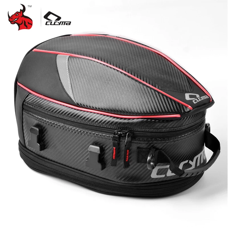 

Motorcycle Rear Seat Bag Tail Bag Rider Long Trip Gear Bag Outdoor Riding Helmet Organizer High Quality Waterproof Men Version