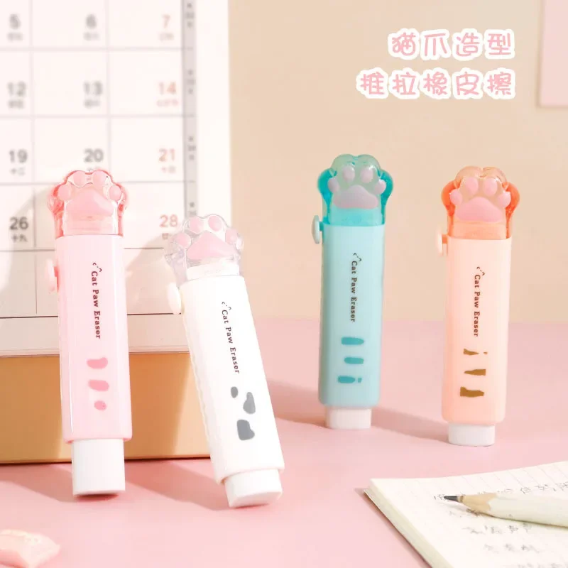 Pencil Eraser Kids Students Big Eraser Cartoon Cute Pencil Eraser Student Rubber Art Painting School Supplies Office Erasers Gift