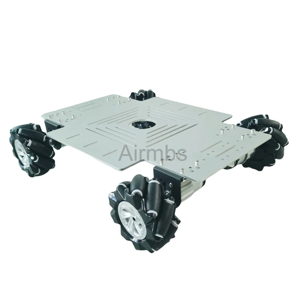 15KG 실재 하중 4WD 메카넘 휠 로봇 카 섀시 4개 12V 홀 인코더 모터 포함 아두이노 Stm32 ROS 로봇 암용