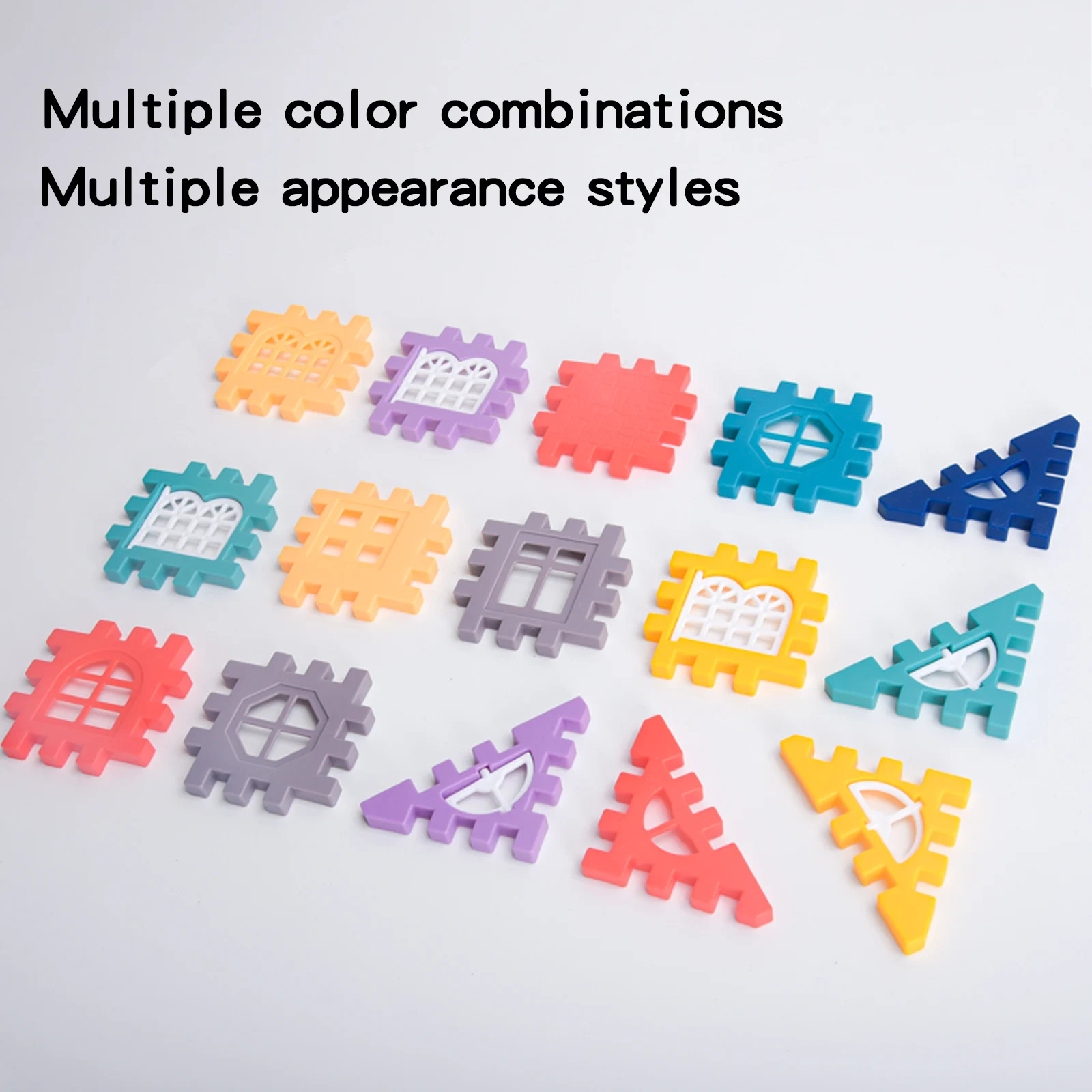 Large scale house building block simulation window design, kindergarten construction, creation of boys and girls large house bui 2
